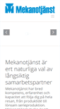 Mobile Screenshot of mekanotjanst.se